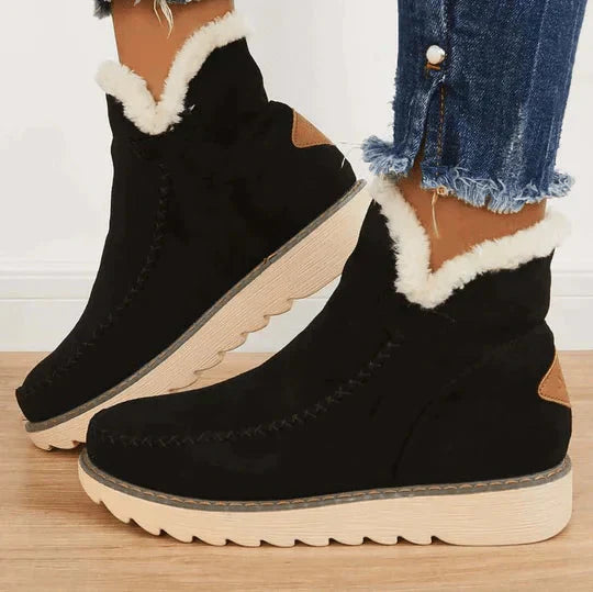 Damen Winterschuhe Warm Bequem Stylisch
