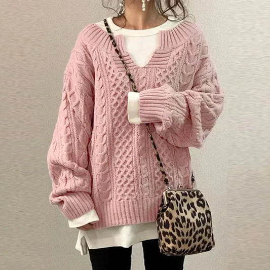 Damen Pullover Weich Modern - IdealeKleiden