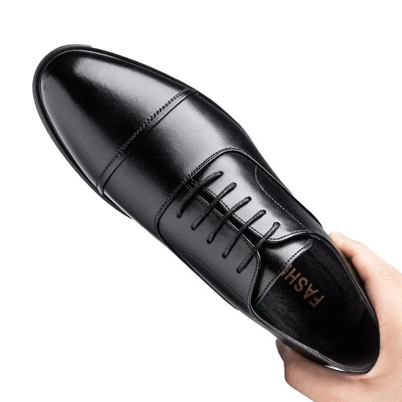 Herren Schnürschuhe Elegant Schwarz