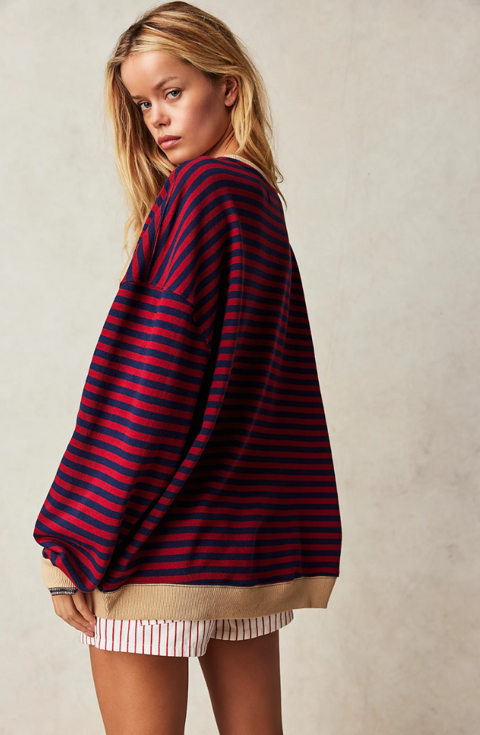 Übergroßer Strickpullover Gemütlich - IdealeKleiden