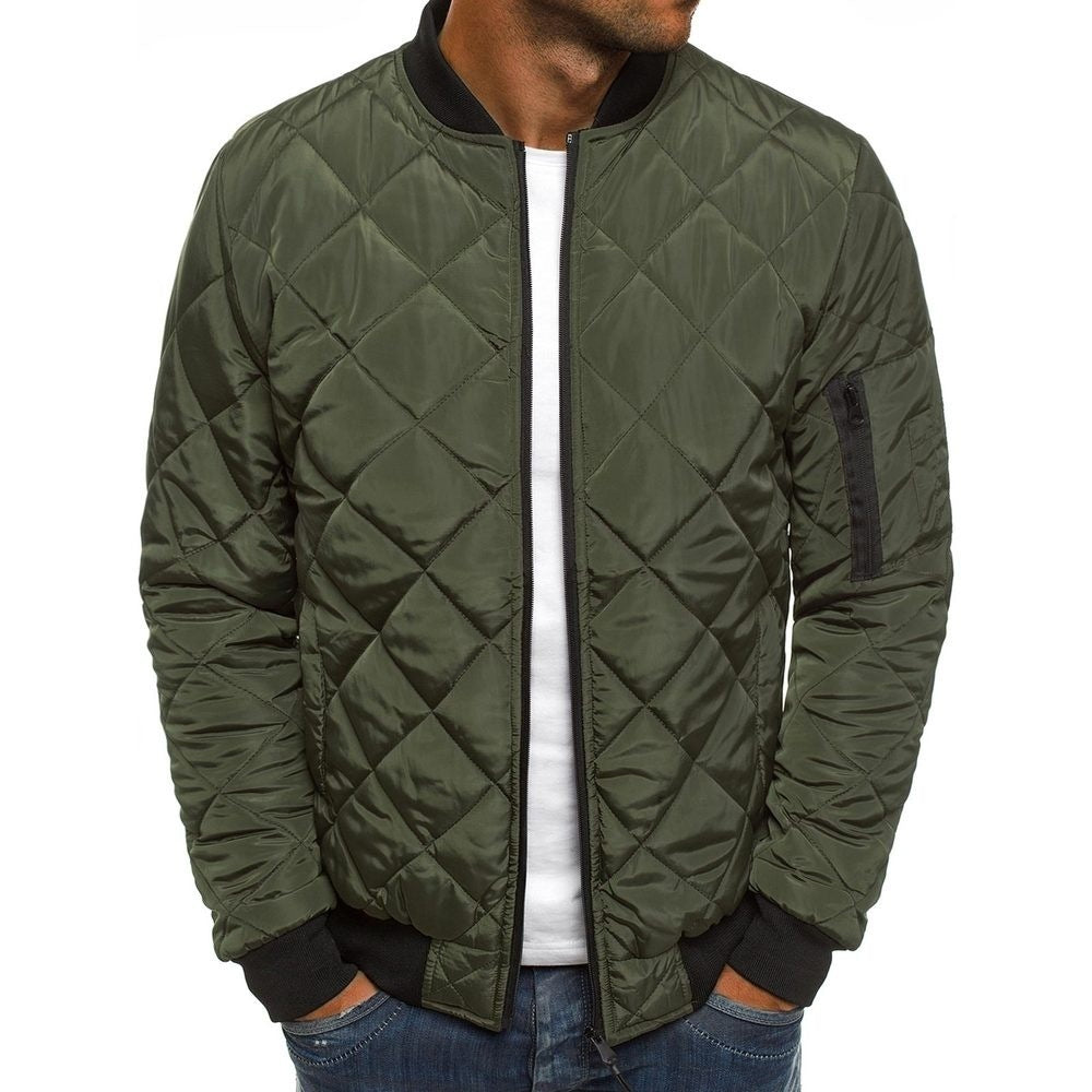 Leichte Herren Bomberjacke Baumwolle Modern