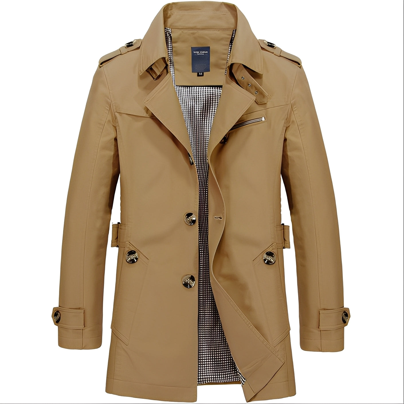 Praktische Herrenjacke Lässig Mittellang