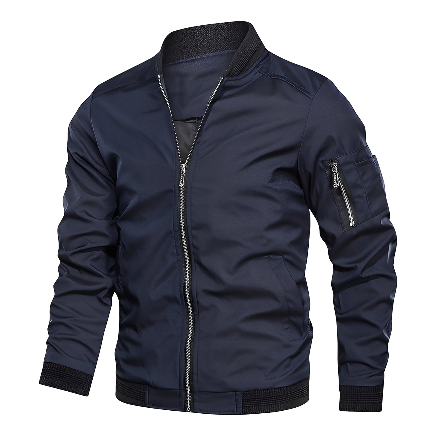Stilvolle Bomberjacke Herren Sportlich Modern