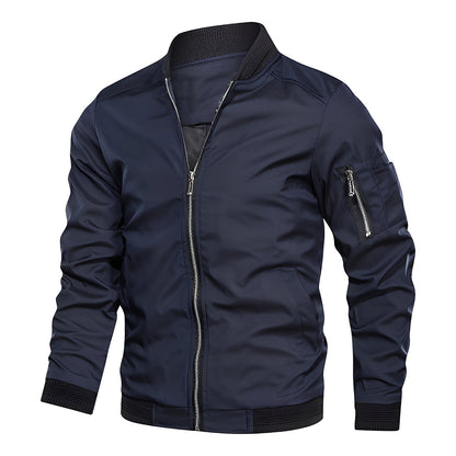 Stilvolle Bomberjacke Herren Sportlich Modern