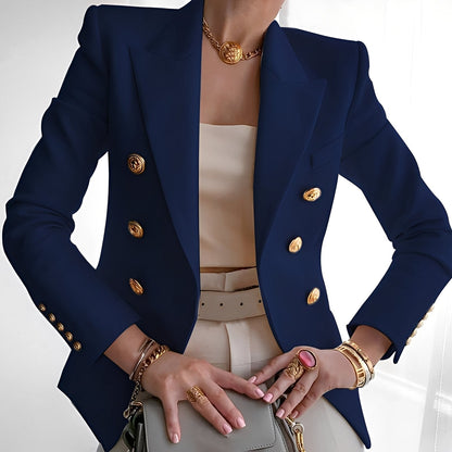 Eleganter Damenblazer mit Knöpfen Classic Design