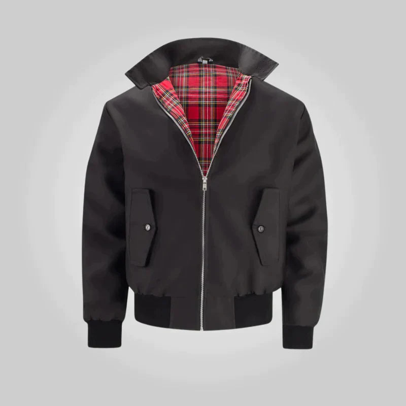 Stylische Bomberjacke Vintage Look