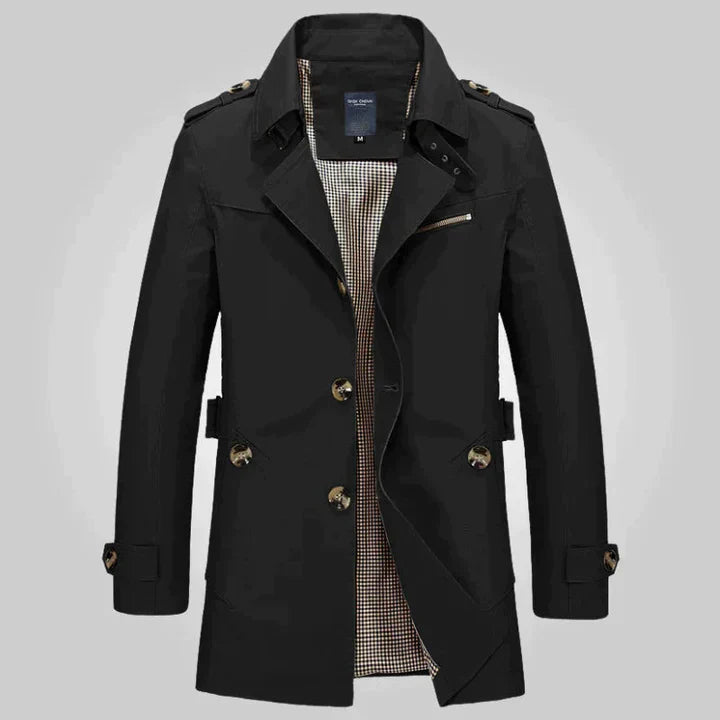 Eleganter Trenchcoat Herren Classic Stil