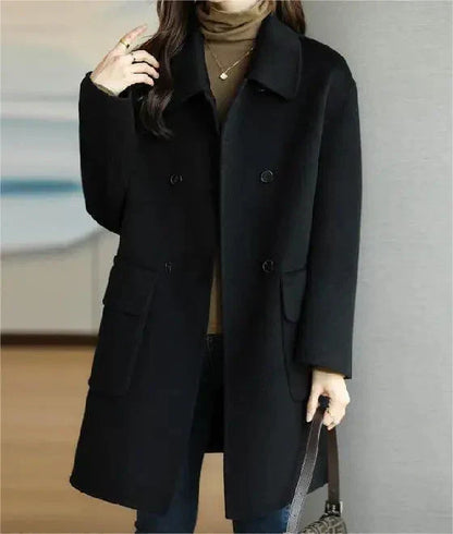 Elegante Damenmantel Chic Winter