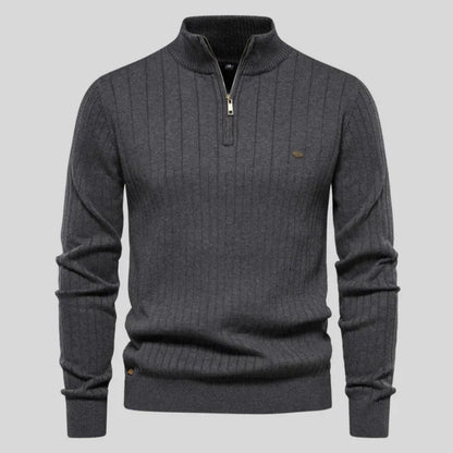 Herren Pullover Klassisch Halfzip