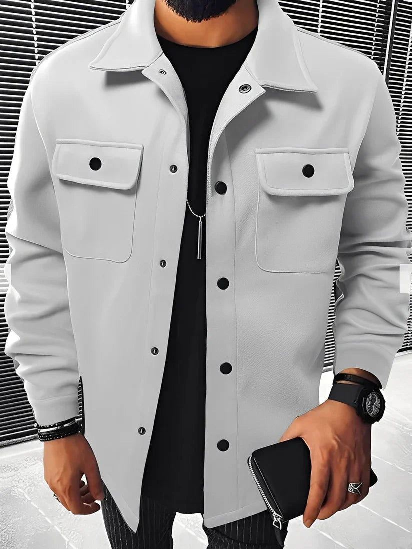 Herren Sakko Elegant Revers Taschen
