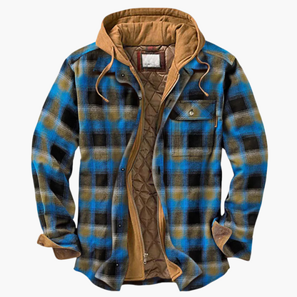Klassische Outdoor-Jacke Holzfäller-Stil Kapuze