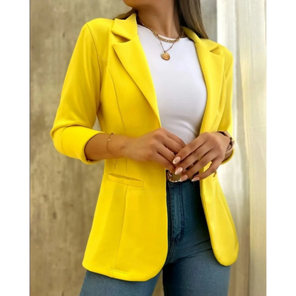 Stylischer Damen Blazer Vintage Look - IdealeKleiden