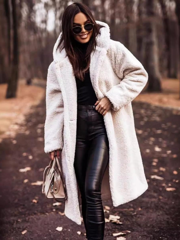 Damen Trenchcoat Elegant Mit Gürtel