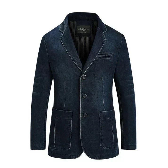 Moderner Denim Blazer Herren