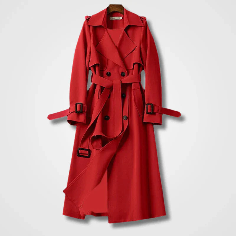 Araya Damen Trenchcoat Klassisch Elegant - IdealeKleiden