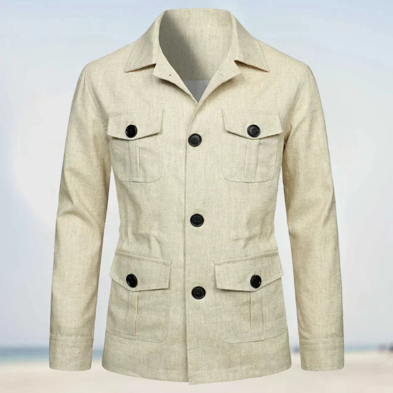 Stilvolle Herrenjacke Elegant Schnitt - IdealeKleiden