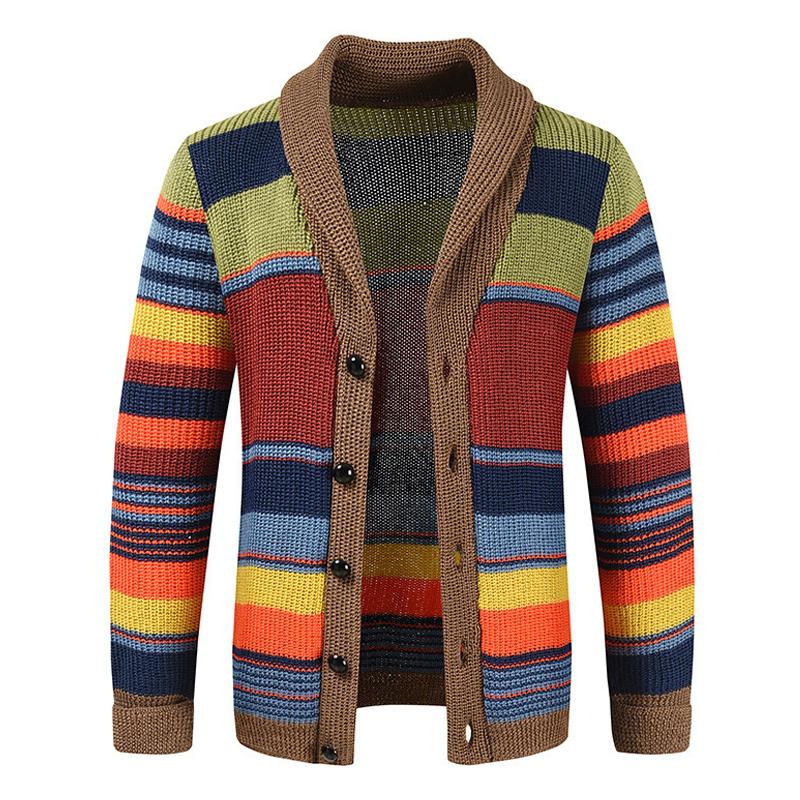 Modische Rollkragenpullover Farbenfroh Design