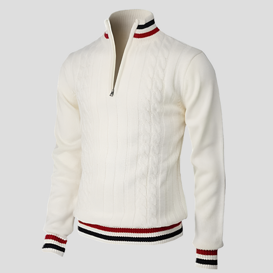 Stilvolle Strickjacke Herren Reißverschluss Modern - IdealeKleiden