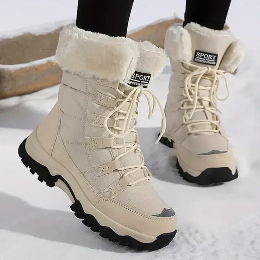 Wasserdichte Damenstiefel Winter Warm - IdealeKleiden