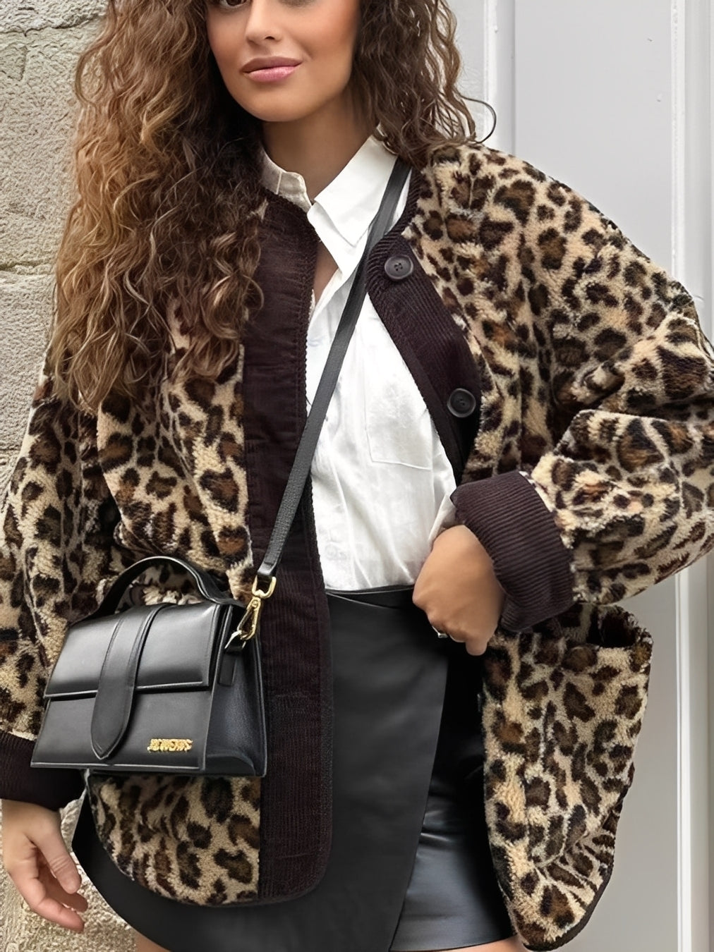 Stylische Damenjacke Groß Warm Winter