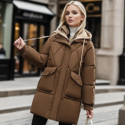 Steppmantel Elegant Warm und Bequem