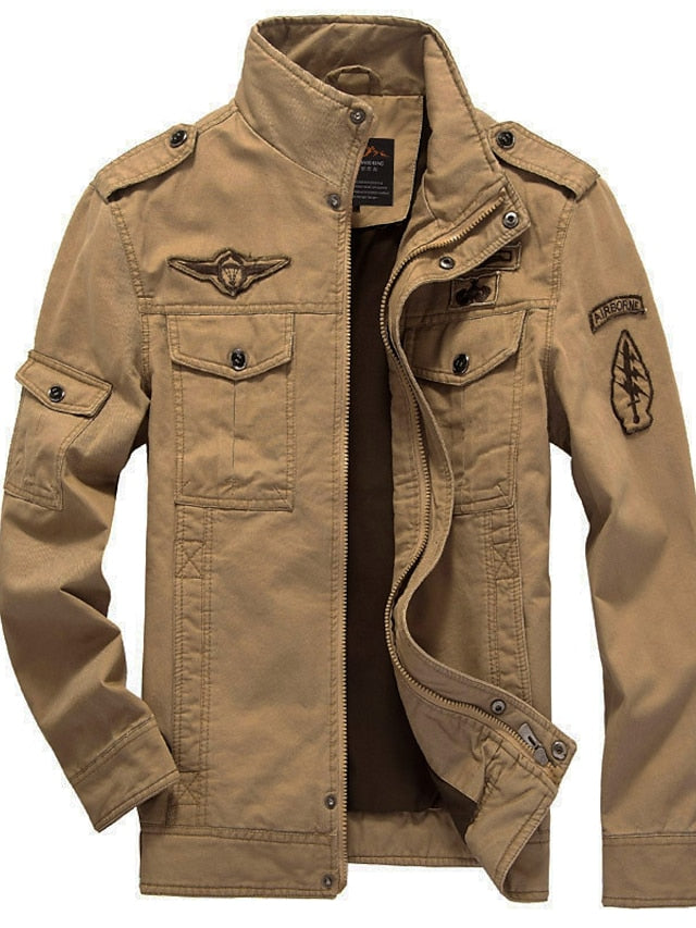 Herren Bomberjacke Casual Winter - IdealeKleiden