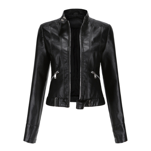 Lederjacke Damen Modern Chic - IdealeKleiden