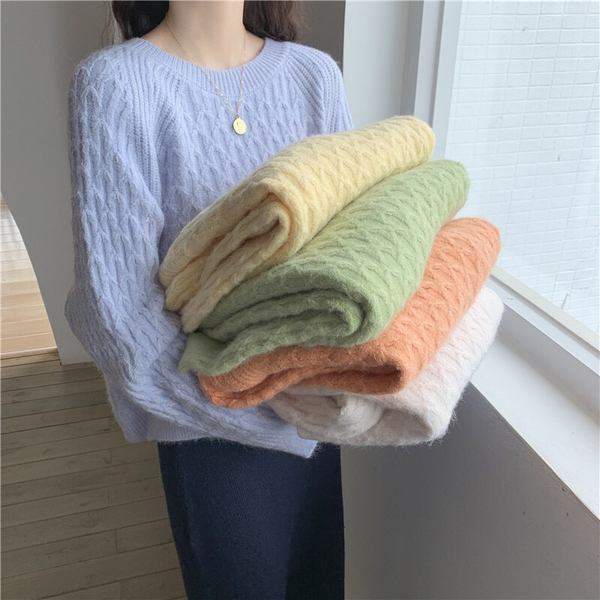 Nora Strickpullover Weich Kuschelig Design