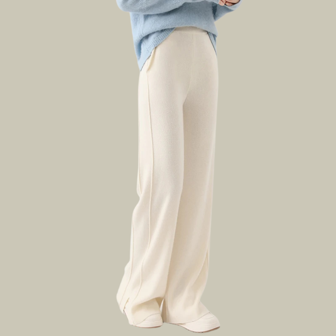 Bequeme Damen Strickhose Lockerer Schnitt