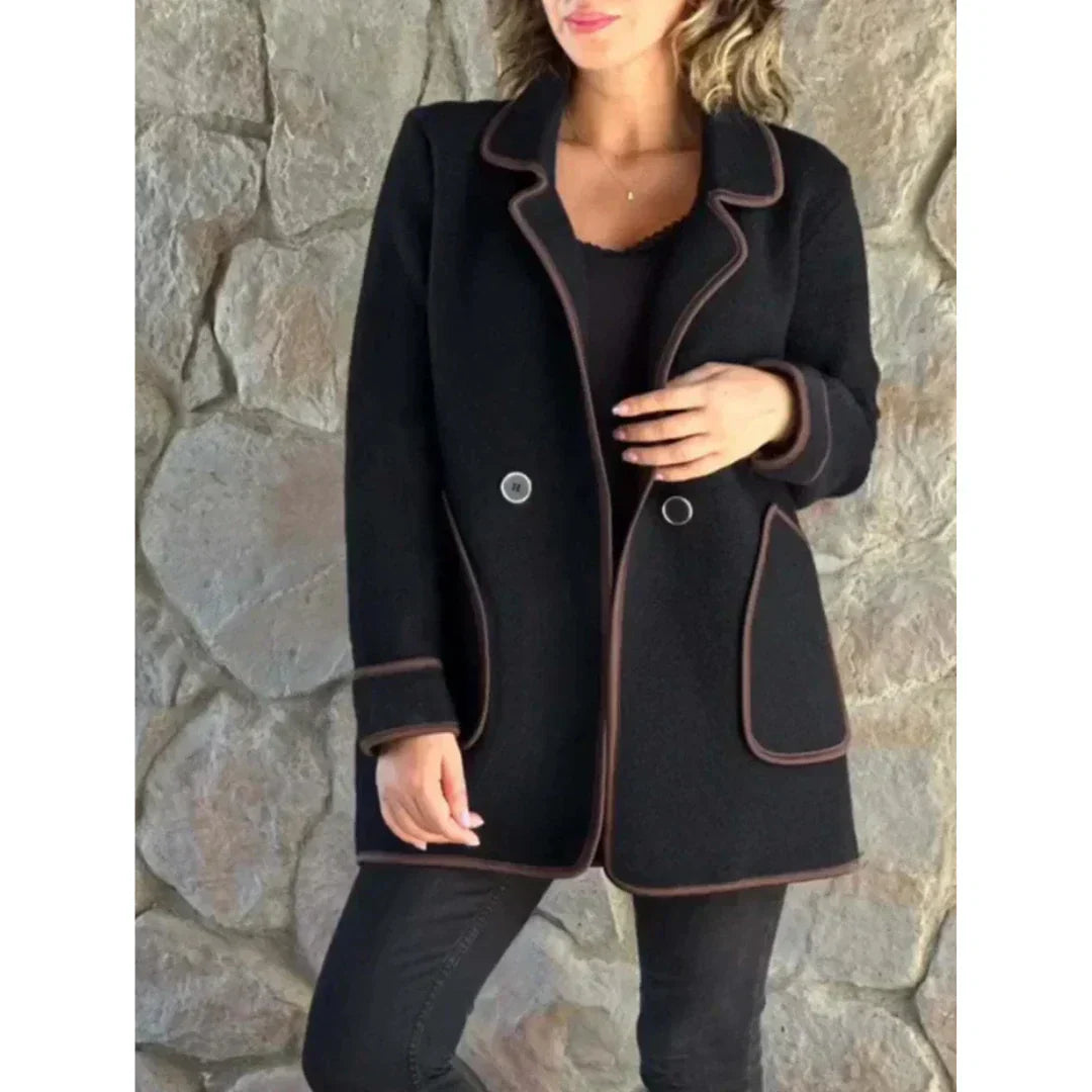 Elegante Damenbluse Modern Taillierte Passform - IdealeKleiden