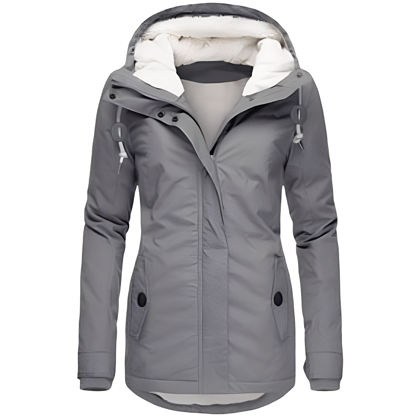 Wasserfeste Damen-Regenhose Kapuzen-Samthose