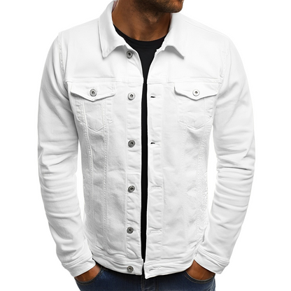 Sommerjacke Herren Jeans Blau Cool