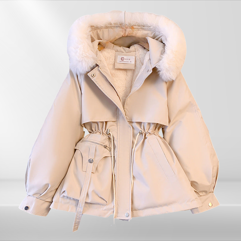 Winterjacke Damen mit Abnehmbarer Kapuze