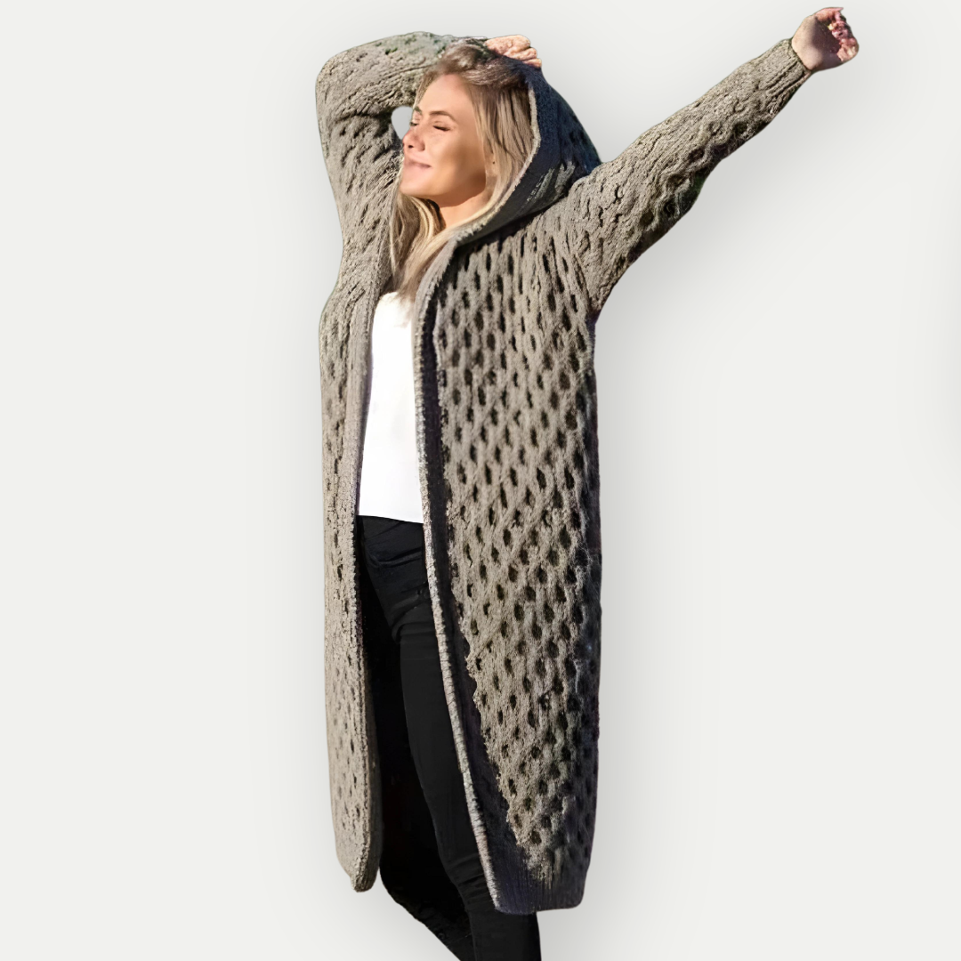 Frauen Kapuzenjacke Langarm Modern - IdealeKleiden
