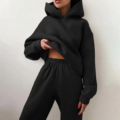 Damen Jogginganzug Bequem Sportlich - IdealeKleiden