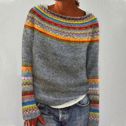 Herbstpullover Retro Style