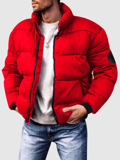Herren Winterjacke Polyester Warm Isoliert