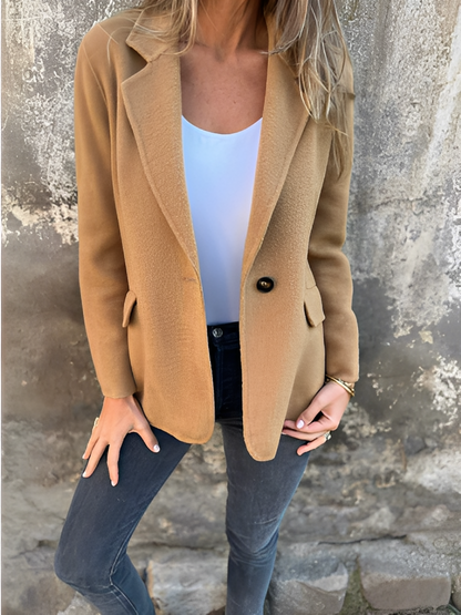Stilvoller Wollblazer Damen Modern Design