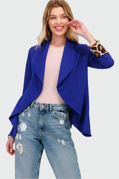 Stylisher Blazer mit Panther Muster