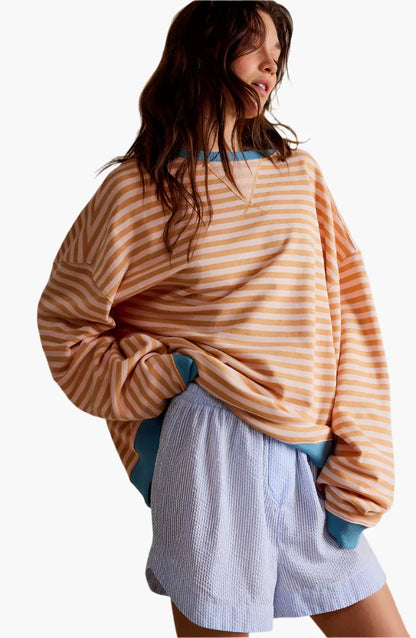 Großer Herbstpullover Oversized