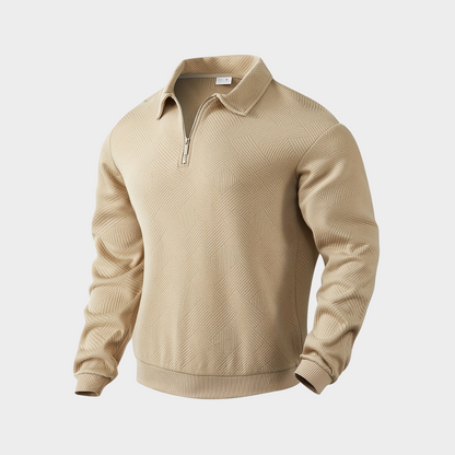 Herren Pullover Freizeit Sweatshirt Mit Reißverschluss