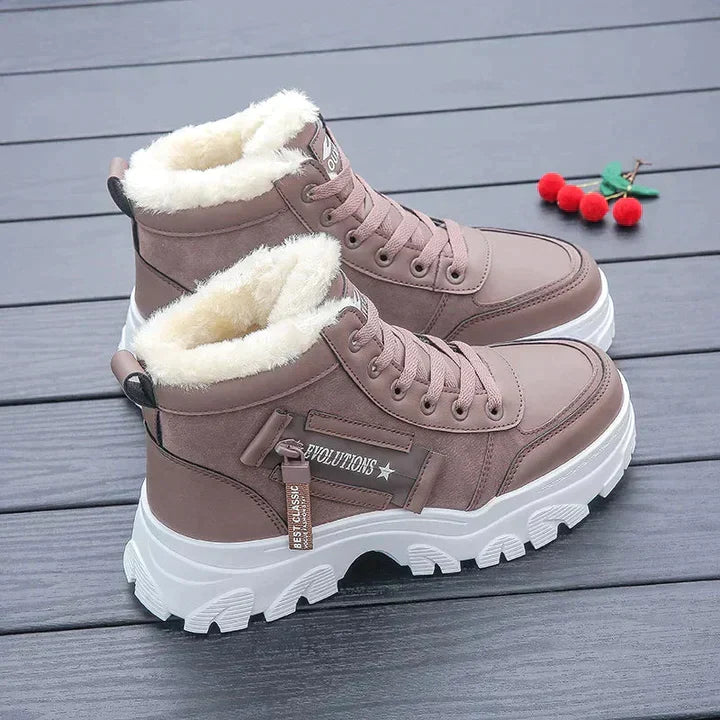 Warmes Winterstiefel Set Dicke Baumwolle