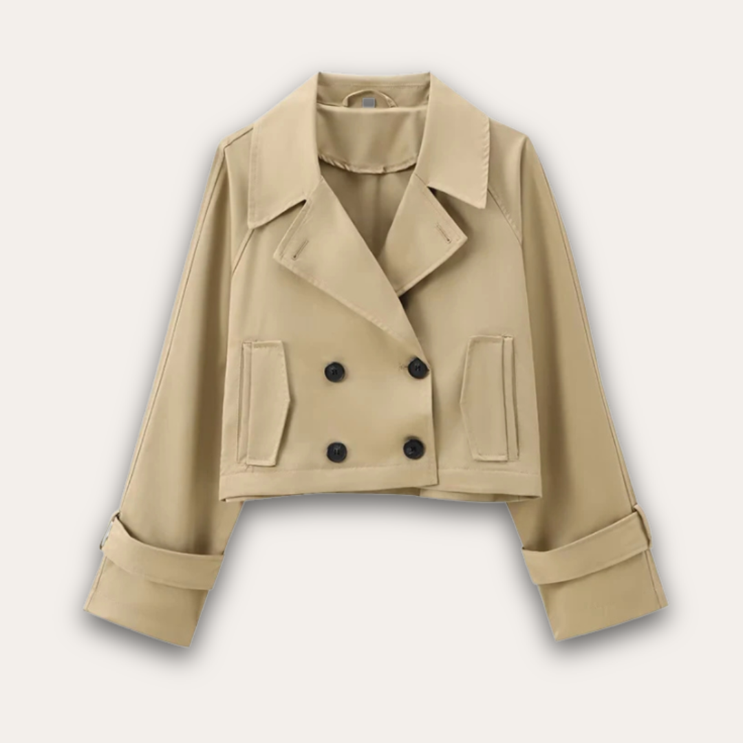 Elegante Damen Trenchcoat Klassisch Chic