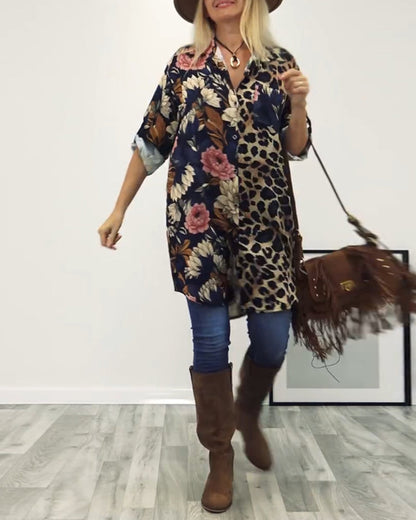 Stylisches Hemd Leopardenprint Trendy