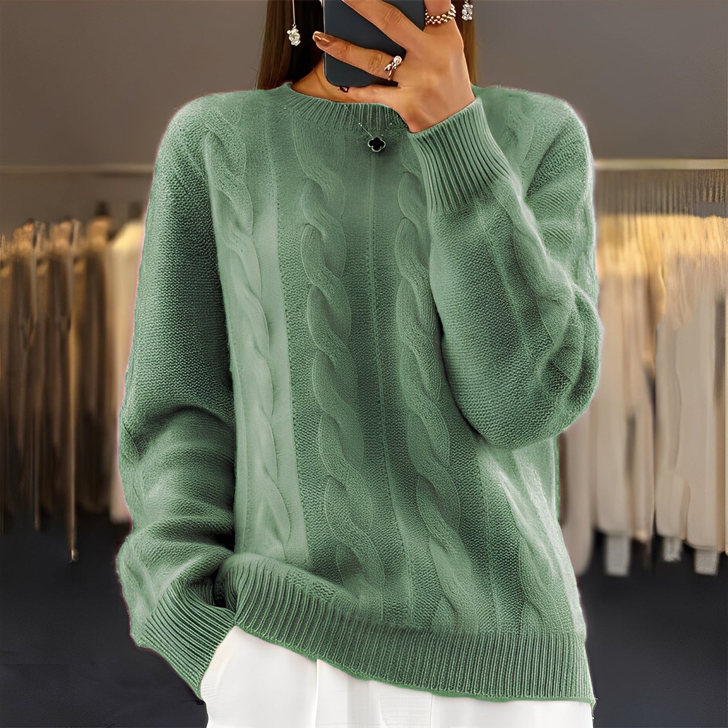 Eleganter Damenpullover Zeitlose Mode