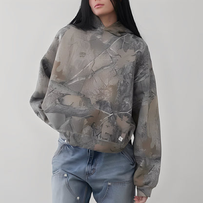 Bequemer Tarnmuster Hoodie Komfort Design
