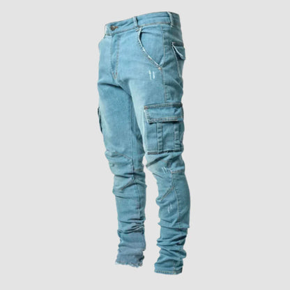 Bequeme Jeans mit Elastik