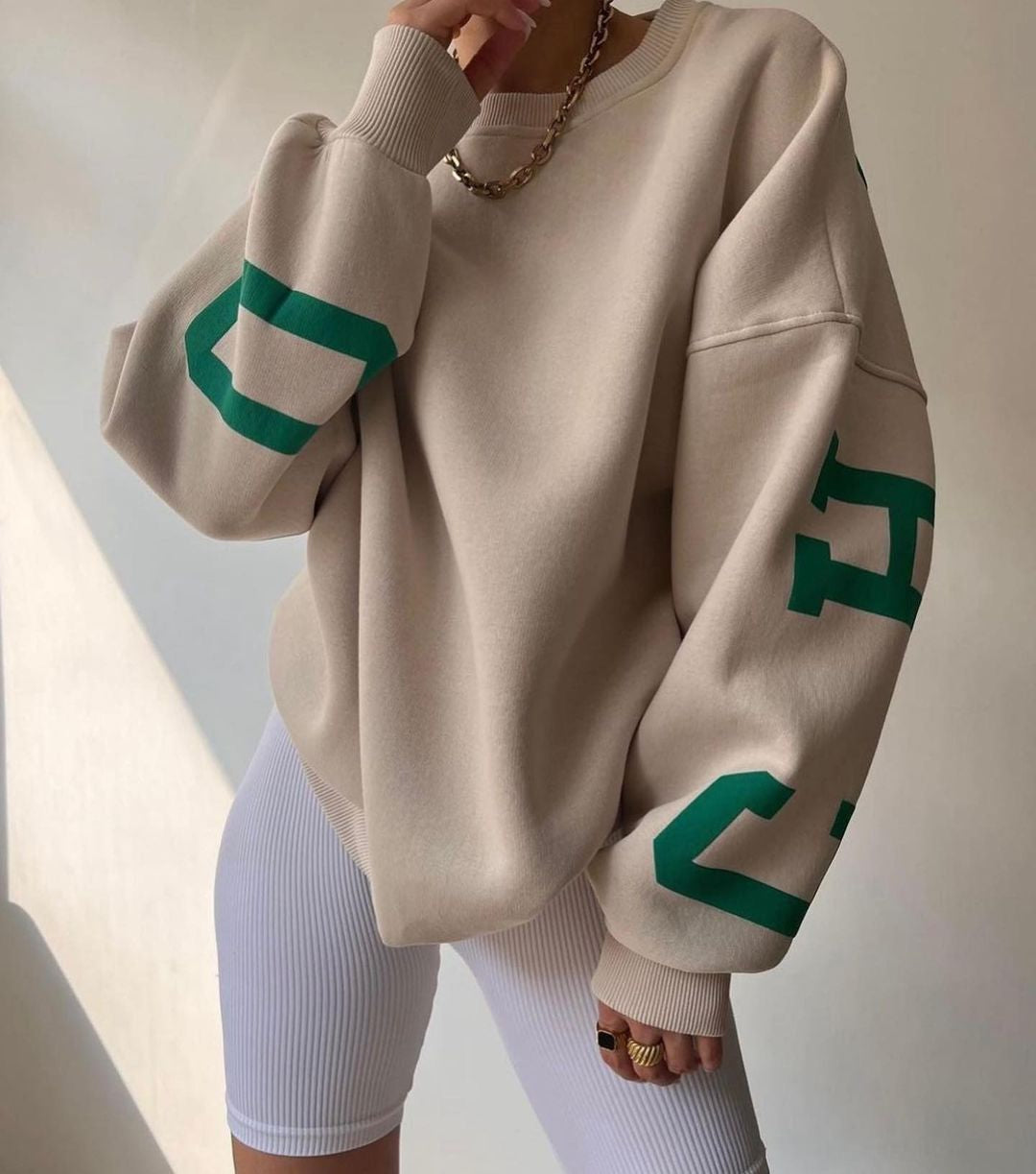 Damen Pullover Großzügig Bequem Alltag