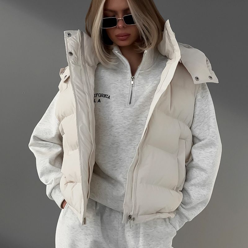 Warmgepolsterte Weste Damen Winter