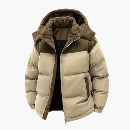Stylische Kapuzenjacke Modern Puffer Design
